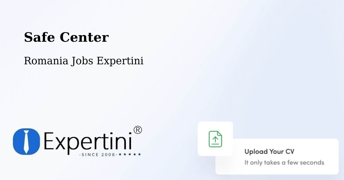 Safety Center – Iod - Romania Jobs Expertini