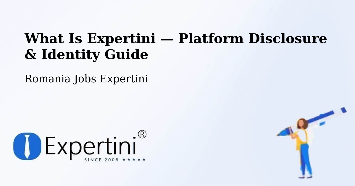 What Is Expertini — Platform Disclosure & Identity Guide – Iod